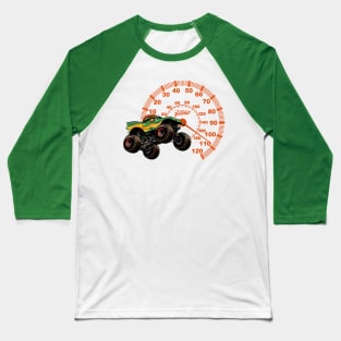 Dragon Truck of Speed Baseball T-Shirt
